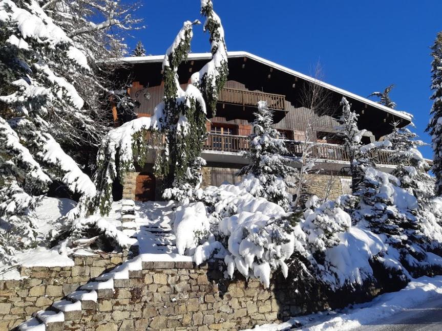Chalet Horizon Blanc Megève Exteriör bild