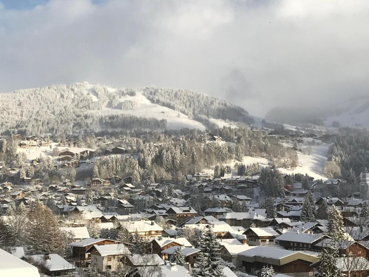 Chalet Horizon Blanc Megève Exteriör bild