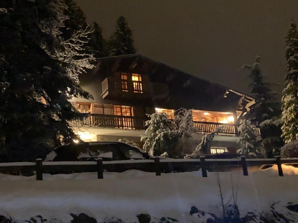 Chalet Horizon Blanc Megève Exteriör bild