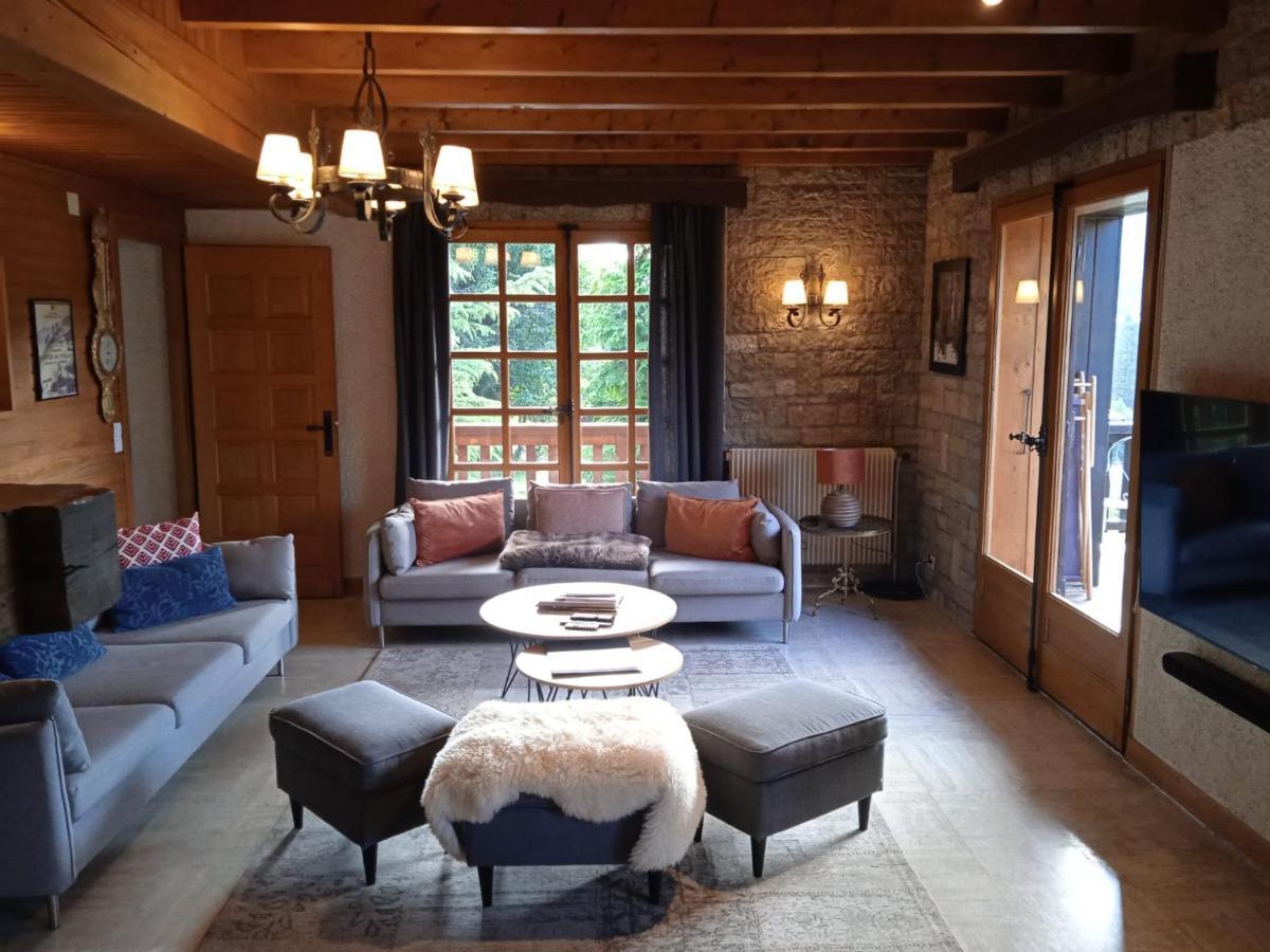 Chalet Horizon Blanc Megève Exteriör bild
